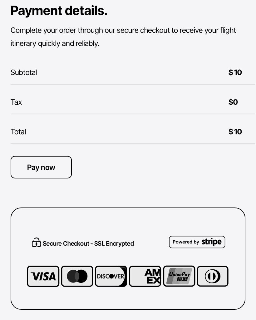 complete-your-payment-for-getting-flight-itinerary-for-italy-visa