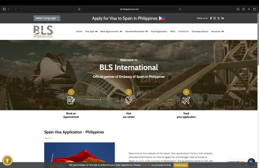 BLS-international-in-philippines-for-applying-spanish-schengen-visa