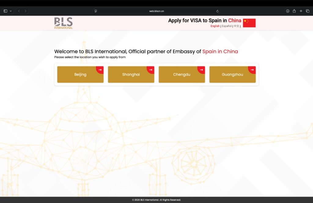 apply-spanish-schengen-visa-from-china-BLS