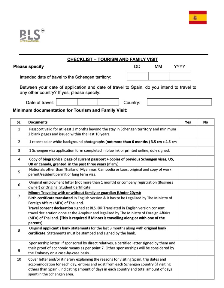 spanish-schengen-visa-required-documents-from-thailand
