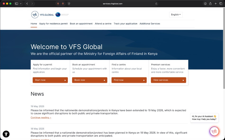 VFSGLOBAL-for-applying-finland-visa-from-kenya