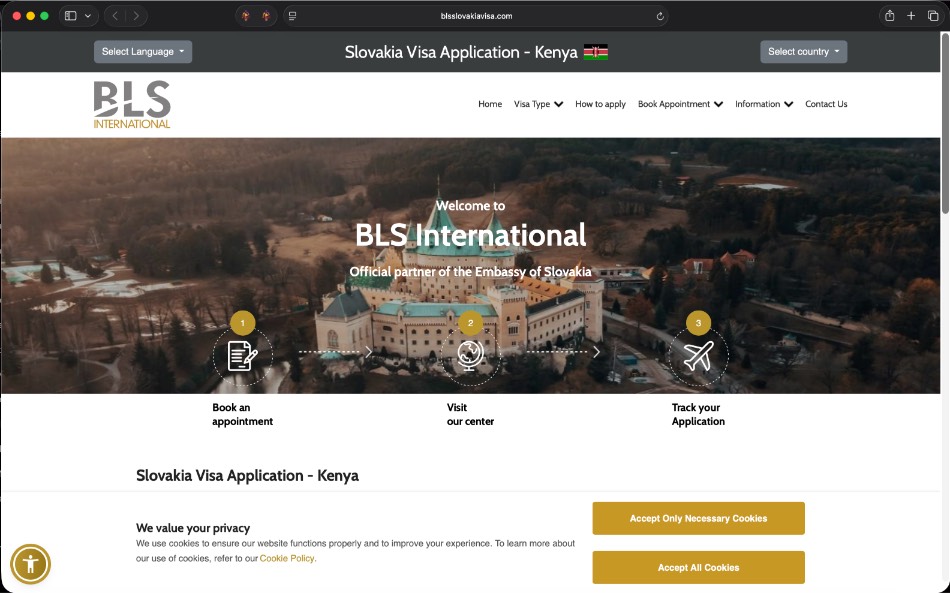 how-to-apply-slovakia-schengen-visa-from-kenya-BLS