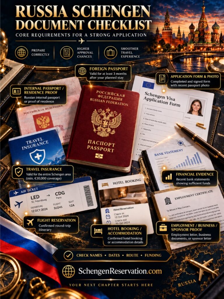 required-documents-checklist-for-schengen-visa-from-russia