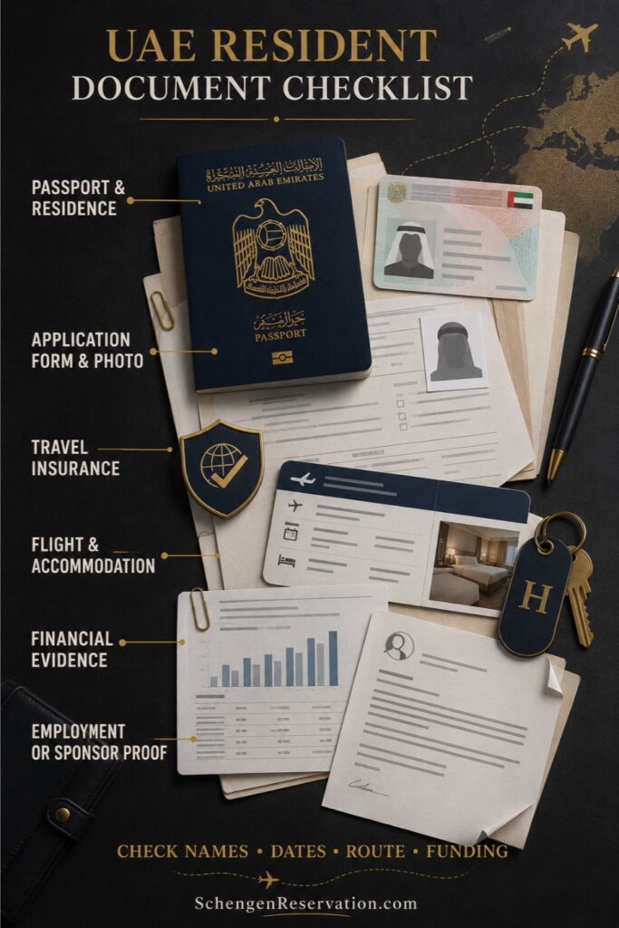 schengen-visa-application-requirements-checklist-for-UAE