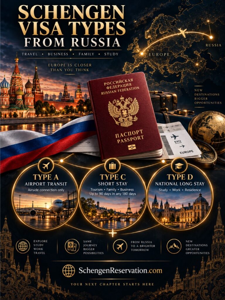 types-of-schengen-visa-for-russian-applicants